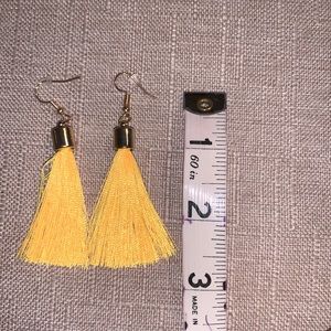 Gold Tassel Earrings